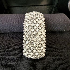 Thick Stretch Tennis Bracelet